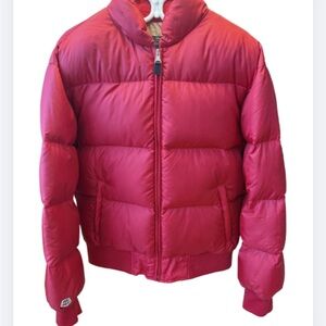Polo Jeans Co Ralph Lauren Red Down Puffer Jacket Men’s L Unisex Y2K